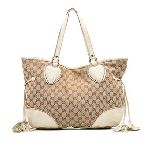 Pre-Loved Gucci Large GG Canvas Tribeca Tote